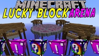 Minecraft: NY COOL PVP ARENA - Lucky Block Mod - Modded Mini-Game | SPIRAL & FANTASIA BLOCKS