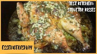 TEST KITCHEN: STOVETOP KISSES GARLIC PARMESAN CHICKEN RECIPE I ESSENCEOFSHAY #tigerlileesquad