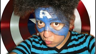 CAPTAIN AMERICA MASK - Do it easily yourself!