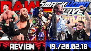 WWE RAW vs. SmackDown Review - GLANZLEISTUNG - 19./20.02.18 (Deutsch/German)