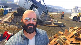Gta 5: Разбился вертолет - Есть выжившие! Спасаем девушку р