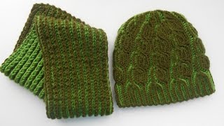 Шапка и шарф для мальчика. Бриошь. Часть I - Hat and scarf for the boy. Brioche. Part I