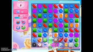 Candy Crush Level 1392 Audio Talkthrough, 1 Star 0 Boosters