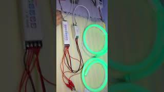 RGB NEON FLEX DMX control system wiring diagram