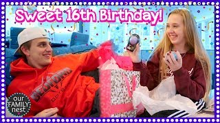 HAPPY SWEET 16th BIRTHDAY! OPENING PRESENTS!