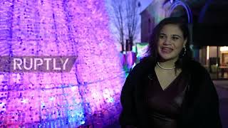 Sustainable New year! Lebanese town recycles 120,000 bottles to build Xmas tree