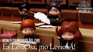 ES LEVI-Ó-SA, NO LEVIO-SÁ | Harry Potter Momentos Mágicos del Cine