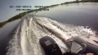 Suzuki 9.9AS глиссир и мах скорость