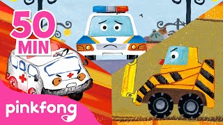 Los Mejores Cuentos de Autos | Ambulancia al Rescate y más | Pinkfong Cuentos Infantiles