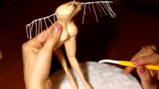 Шикарная фигурка из мастики с нуля (Sugar figure Angel)