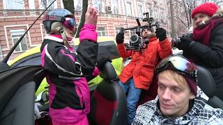 ТИПИЧНЫЙ КИЕВ: Зимой на кабриолете! Александра Киевская. KYIVSTONER и КЛИЧКО!