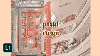 HOW TO EDIT PASTEL CREAM | ADOBE LIGHTROOM MOBILE TUTORIAL | FREE PRESET/DNG