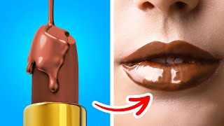LIPS MAKEUP TUTORIALS AND HACKS || DIY Cosmetic Products