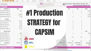 CAPSIM - 1st Place Winning Production Decisions (Forecasting, Automation & Capacity)