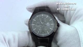 Мужские японские наручные часы Casio Edifice EF-339BK-1A1