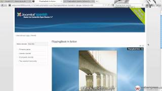 Flipping book en Joomla