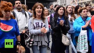 Эвтаназия собаки спровоцировала протесты в Мадриде