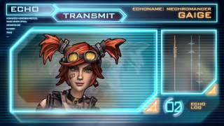 Gaige the Mechromancer Echo Log 02 Rus Русские Субтитры