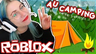 AU CAMPING AVEC UN ABONNÉ ! Roblox Camping