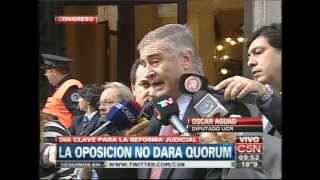 C5N - REFORMA JUDICIAL: DIA CLAVE. HABLA OSCAR AGUAD