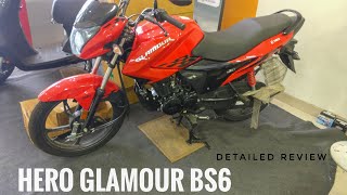 2020 New HERO GLAMOUR BS6 || DETAILED REVIEW | Price | First Look | 14 New Changes | GLAMOUR 125 BS6