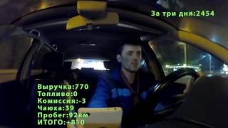 Сколько можно заработать в такси Киева.День четвертый