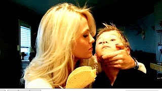 Mom eats her baby