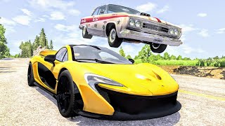 High Speed Traffic Crashes #30 - BeamNG Drive | CrashBoomPunk
