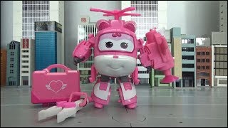 Super Wings Pink Airplane Robot Set Toys 슈퍼윙스 핑크 비행기 로봇 세트 장난감