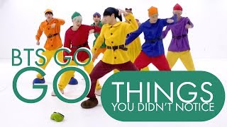 THINGS YOU DIDN'T NOTICE - BTS GO GO DANCE PRACTICE (Snow White Version)