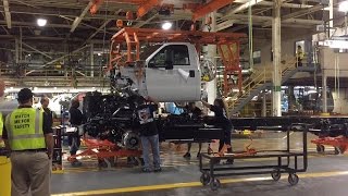 Ford F650 being assembled in Avon Lake