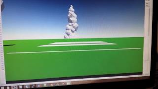 Low poly style unity smoke