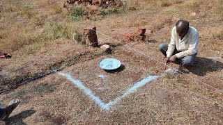 30 × 40 North face Marking of footing