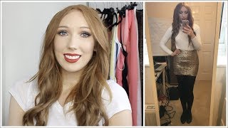 CHRISTMAS DAY - GRWM Talk Thru | MAKEUP, HAIR & OUTFIT!