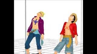 【ＭＭＤワンピ】　ルフィとマルコで8ＨＩＴ