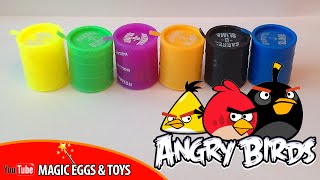 ЛИЗУНЫ БОЧКИ БАРРЕЛИ С СЮРПРИЗАМИ ЭНГРИ БЕРДЗ | ANGRY BIRDS BARREL-O-SLIME SHOW