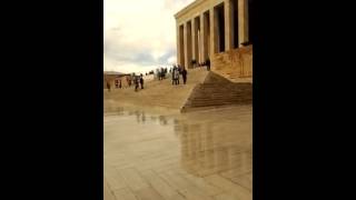 Bozkurtlar Anıtkabir'i İstiklal Marşı'mızla yankılattı!