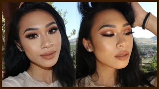 Beginner Friendly Nude Glitter Glam!