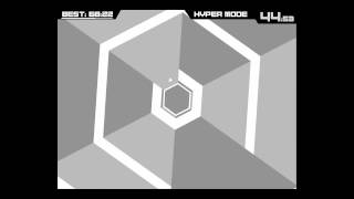 Super Hexagon Hexagonest Hyper Mode Hardestestest on iPad
