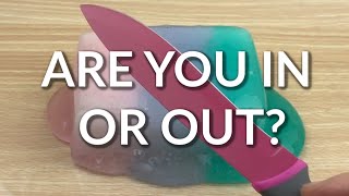 IN OR OUT SLIME GAME! YOU'RE OUT IF