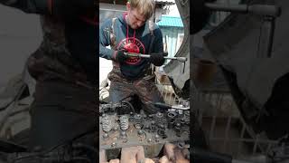 #Даф95АТИ #Затяжка ГБЦ  после замены поршневой