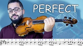 TUTORIAL |  Como Tocar Perfect no Violino + Partitura | Ed Sheeran