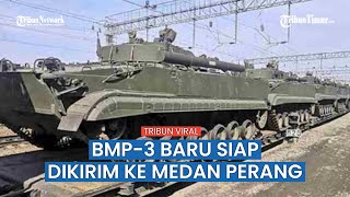 Deretan Kendaraan Militer BMP-3 Baru Siap Dikerahkan ke Medan Tempur