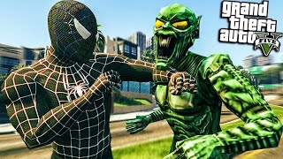 ЧЕРНЫЙ ЧЕЛОВЕК ПАУК ПРОТИВ ГОБЛИНА В ГТА 5! ОБЗОР ВИДЕО ИГРЫ GTA 5 ONLINE МОДЫ! ГТА ОНЛАЙН МОД MODS