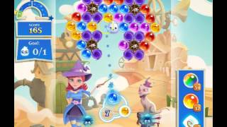 Bubble Witch Saga 2 Level 1618 with no booster & 2 bubbles left