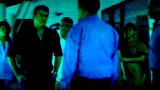TIRUKOILUR THALA FANS celebrating ARRAMBAM MASS SCENE (BALAJI THEATRE)