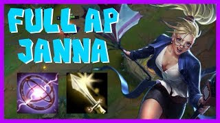 FRUSTRATING FULL AP JANNA MID!!! - League of Legends