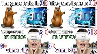 3D VR TV PC Games Videos channel compilation Side by Side SBS google cardboard