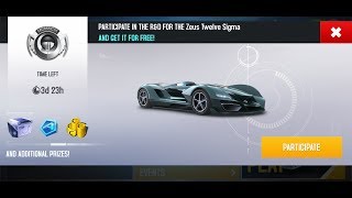Asphalt 8: Zeus Twelve Sigma First Look Lab. 1 Test 1, 2, 3 | Rank 1523-1540