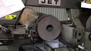 Ленточная пила по металлу Schwarzmaier. Станок JET модель-MBS-911CSD.